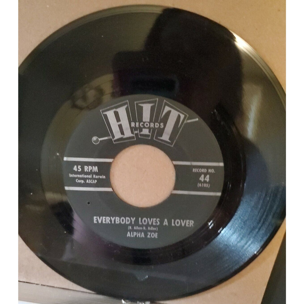 HIT 45 RECORD 44/ED HARDIN/ALPHA ZOE/EVERYBODY LOVES A LOVER/LOVE CAME TO ME