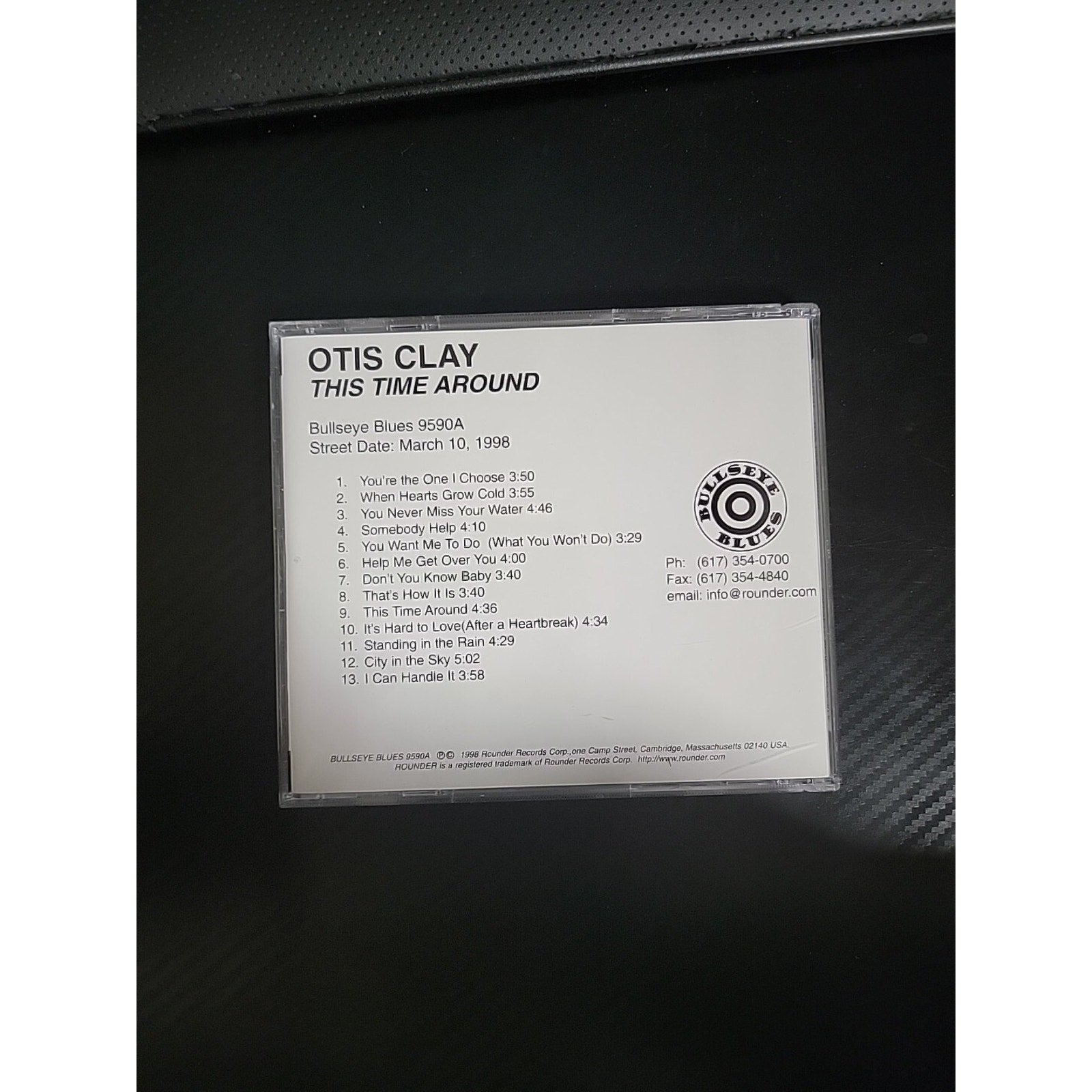 Otis Clay This Time Around Recording (CD)