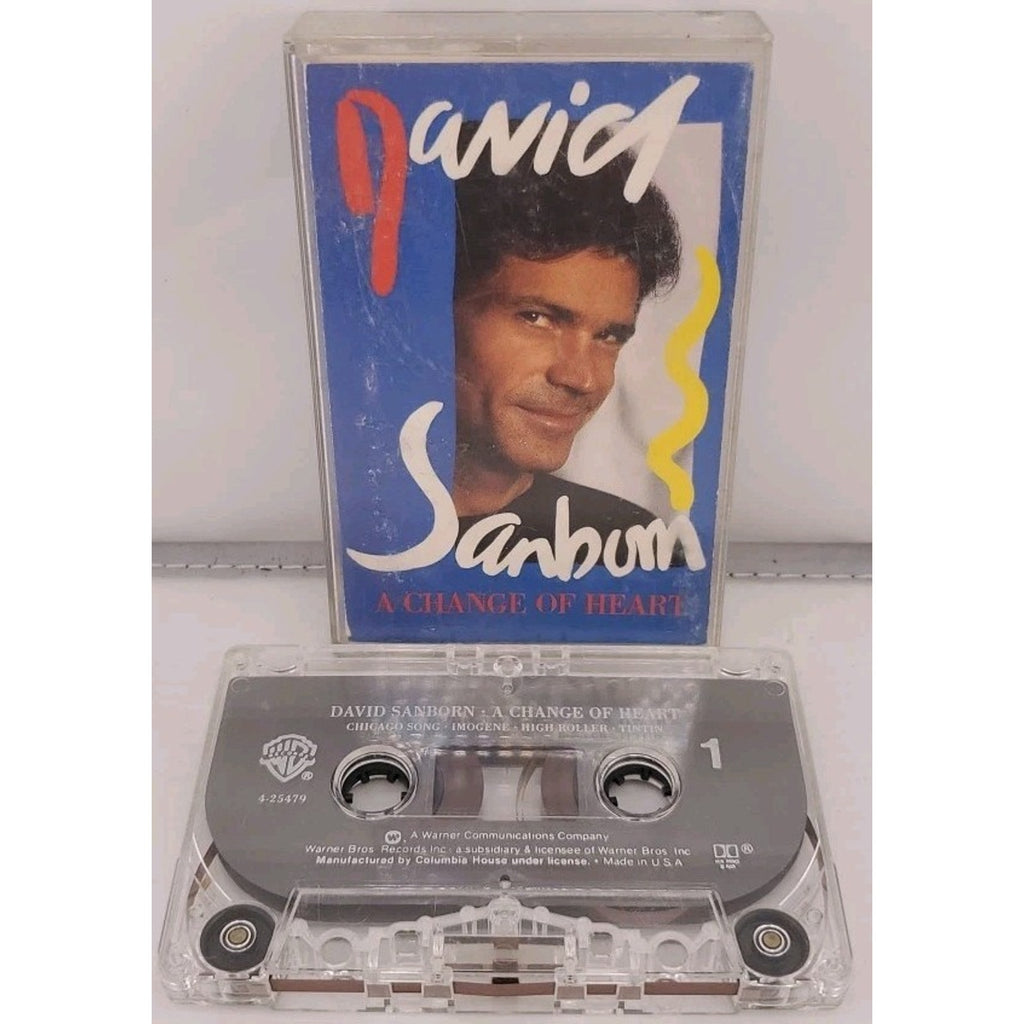 David Sanborn "A Change Of Heart" Cassette 1987