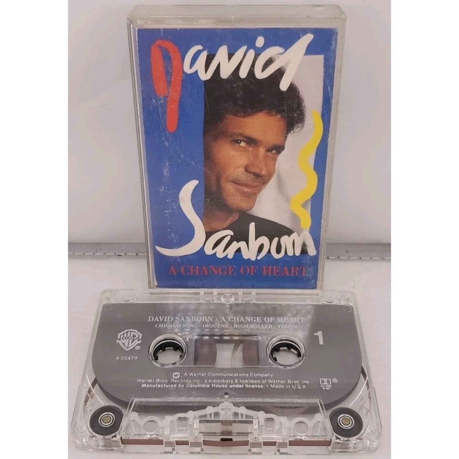 David Sanborn "A Change Of Heart" Cassette 1987