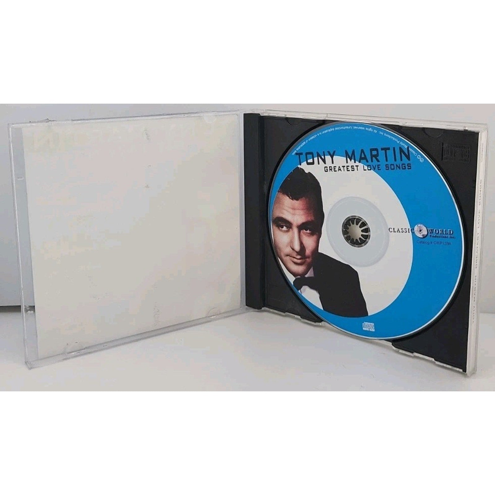 Greatest Love Songs by Tony Martin (CD, Feb-2000, Classic World Productions,...