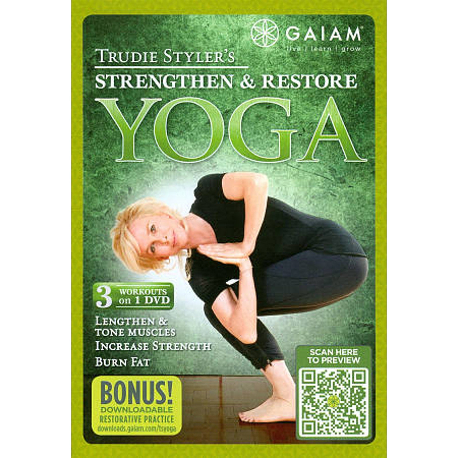 Trudie Stylers Strengthen Restore Yoga (DVD, 2011)