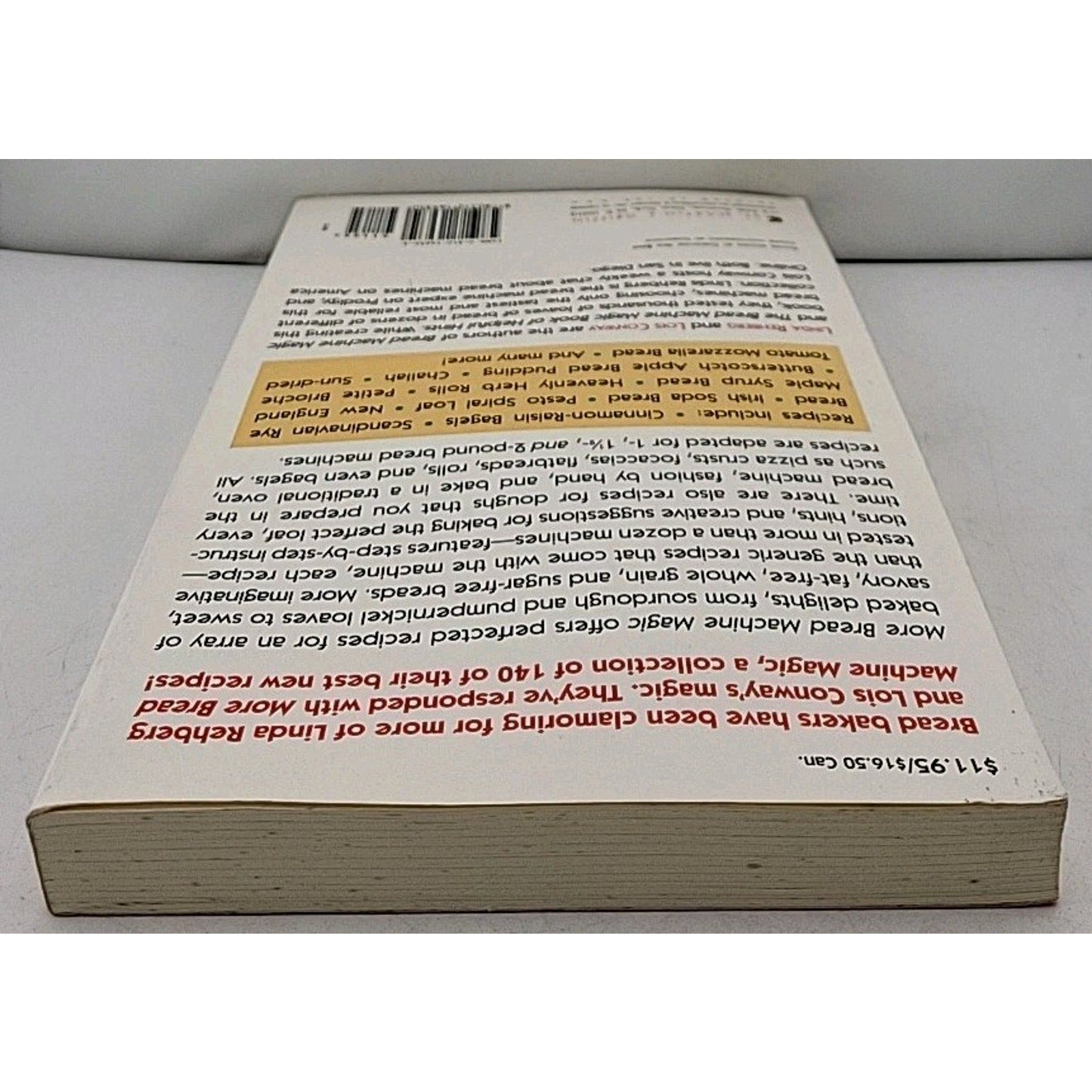 More Bread Machine Magic by Linda Rehberg and Lois Conway (1997, Trade...