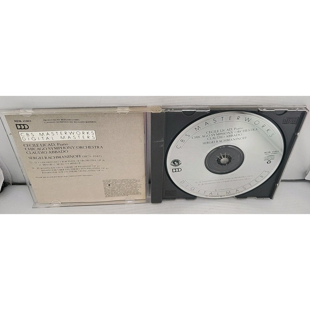Chicago Symphony Orchestra Rachmaninov Piano Concerto No. 2 CD