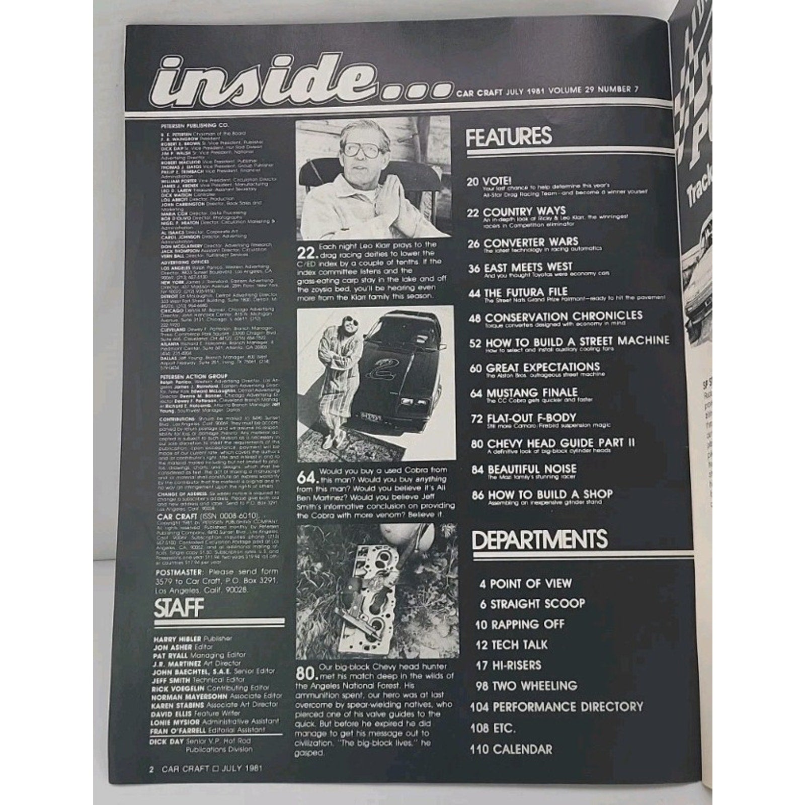 Car Craft Magazine - July 1981 - Volume 29 Number 7