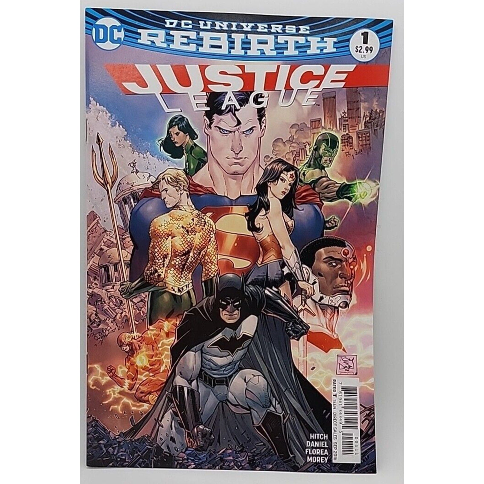 DC Comic Rebirth Justice League #1 September 2016
