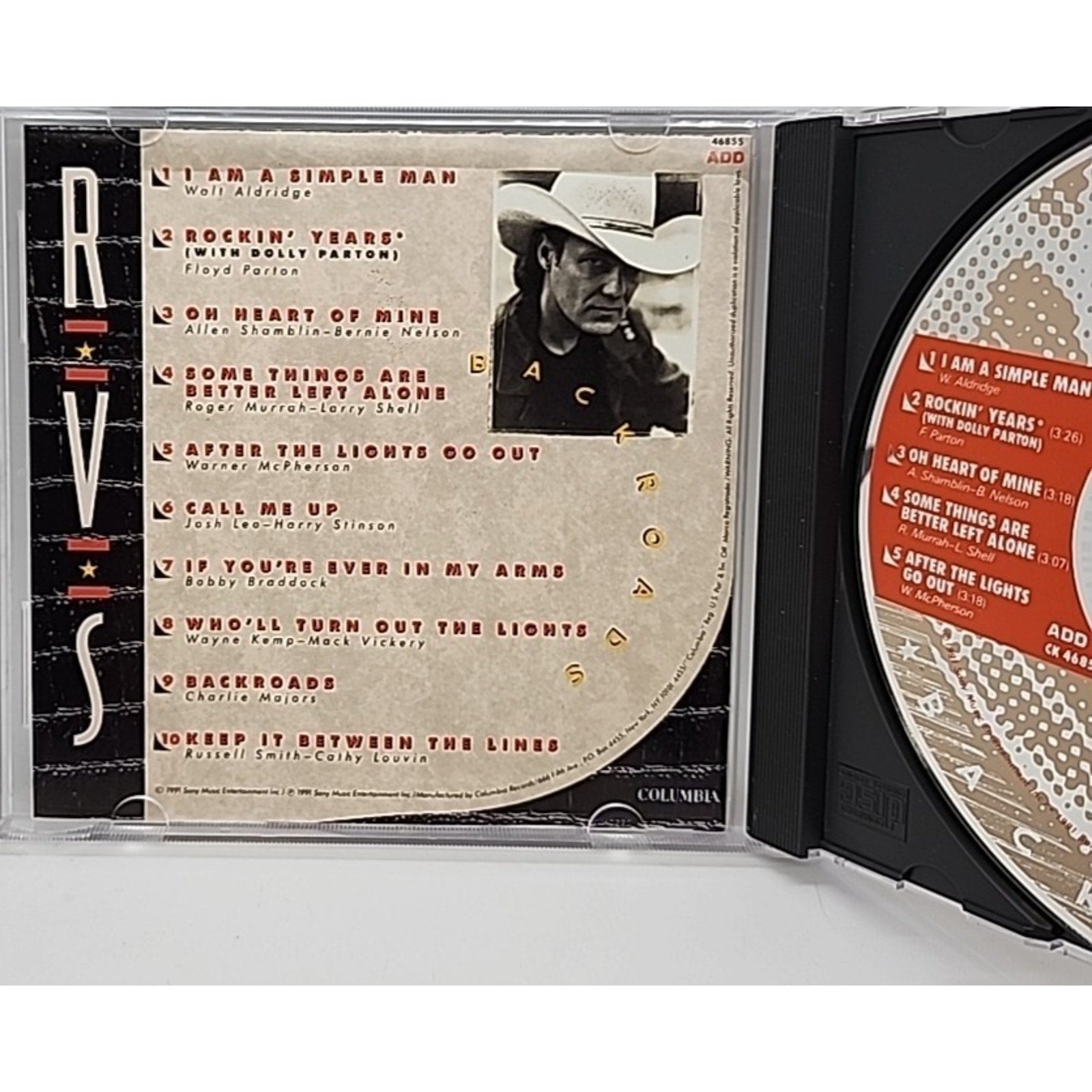 Backroads by Van Shelton, Ricky (CD, 1991)