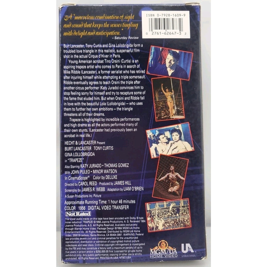 Trapeze (VHS, 1992)