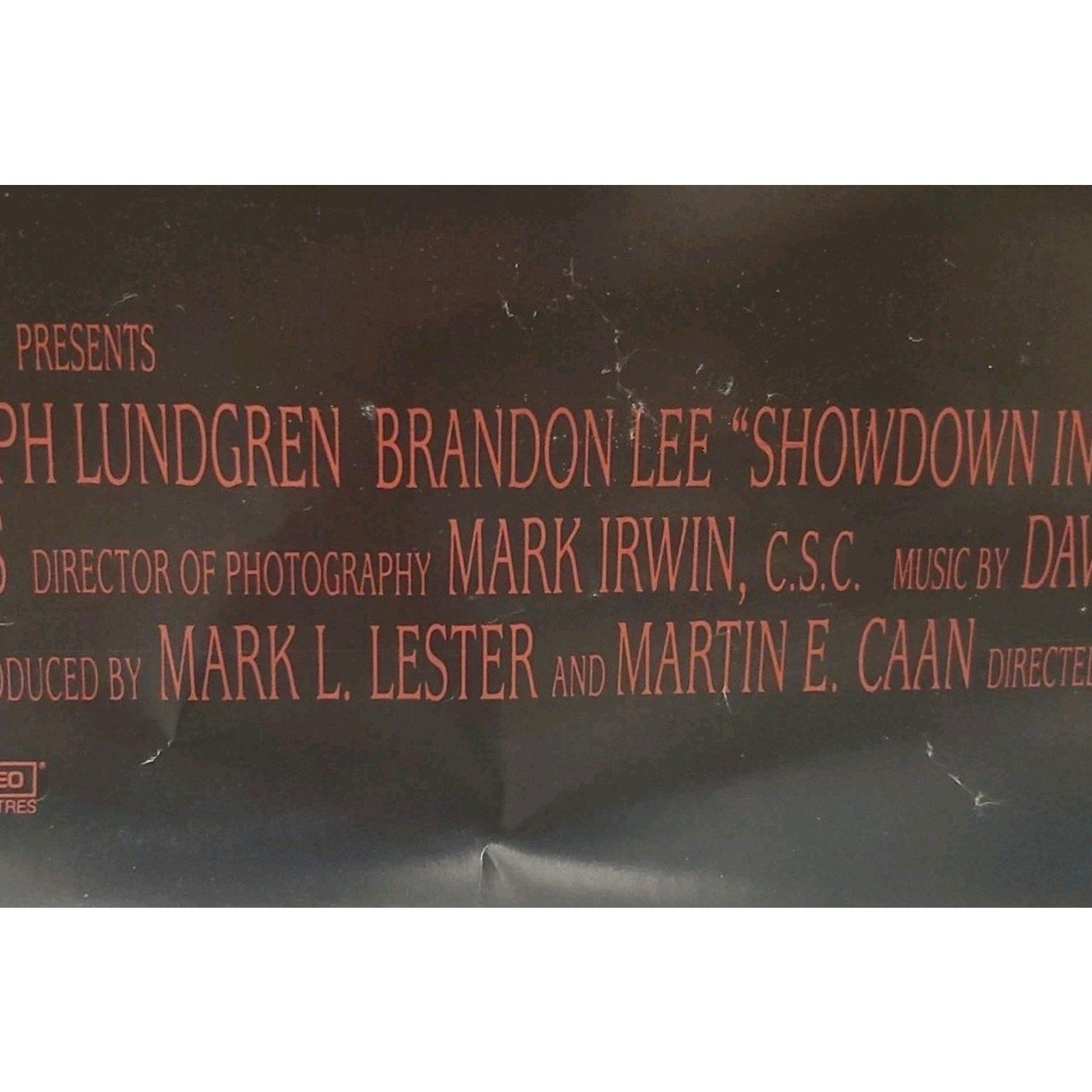 Showdown in Little Tokyo Original Movie Poster 27' x 40"