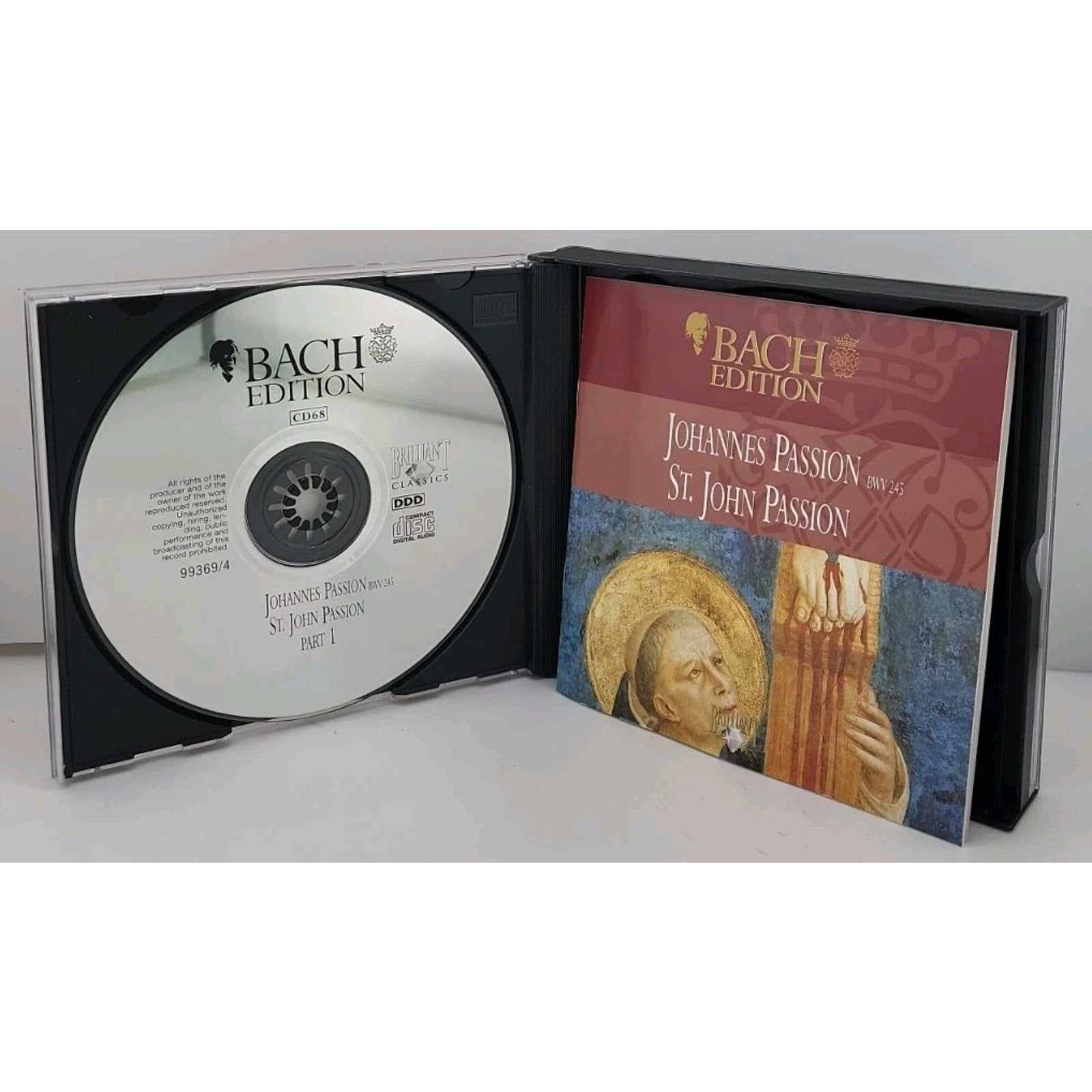 Bach Edition Johannes Passion St. John Passion 2-CD Classical Music w/ BookLet