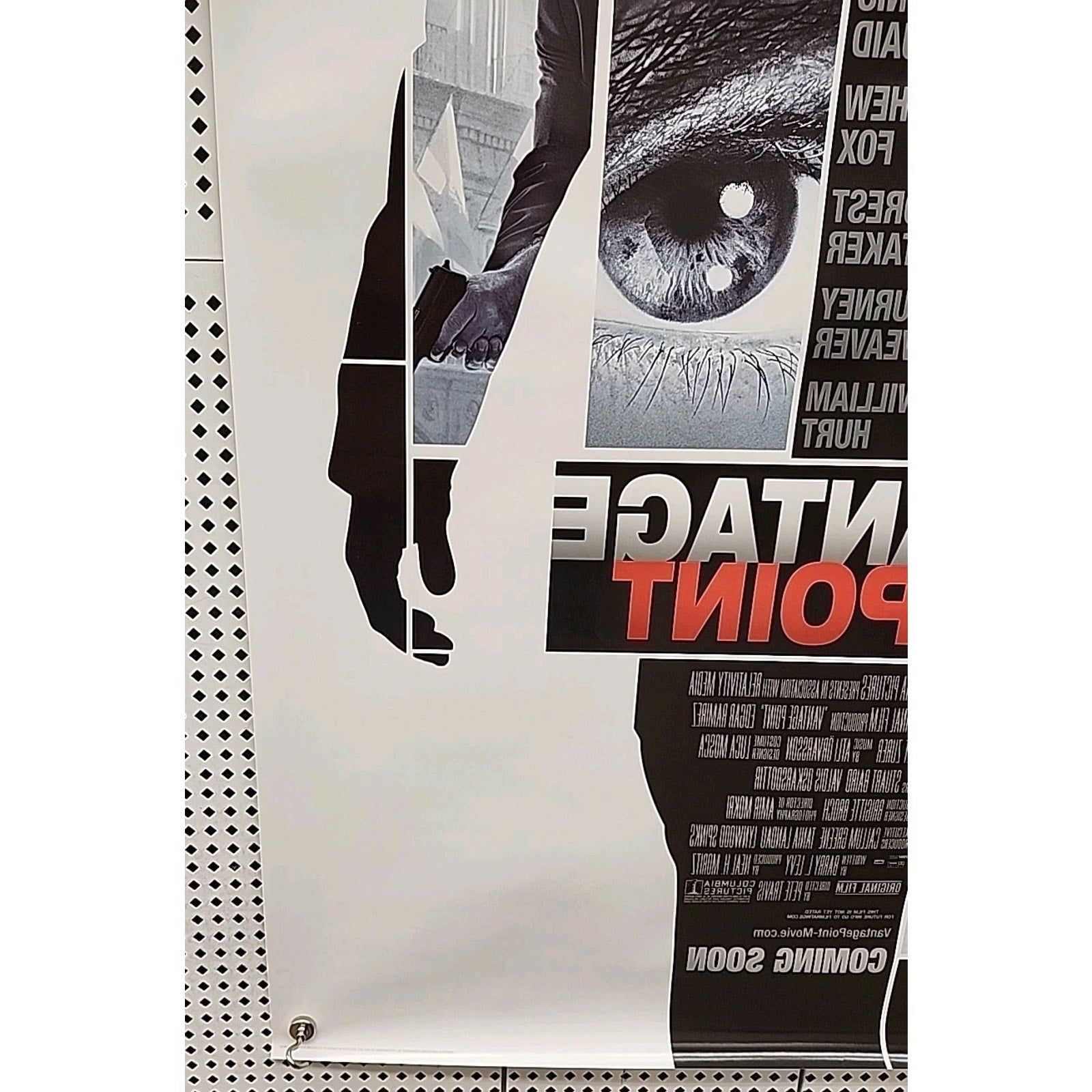 Vantage Point Original 27x40 DS Movie Poster 2008 Dennis Quaid Theater One Sheet