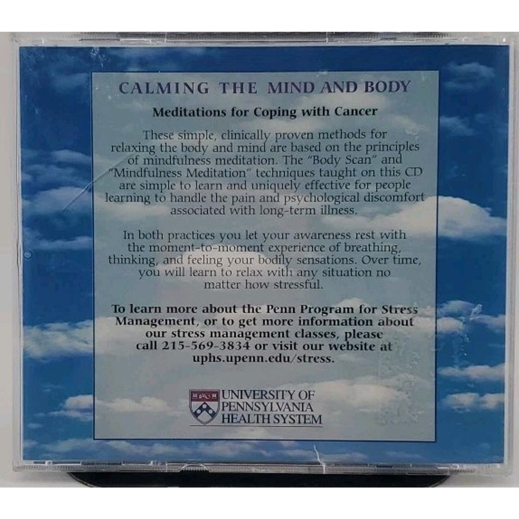 Breathe Calming The Mind And Body - Meditations For Coping With Cancer CD