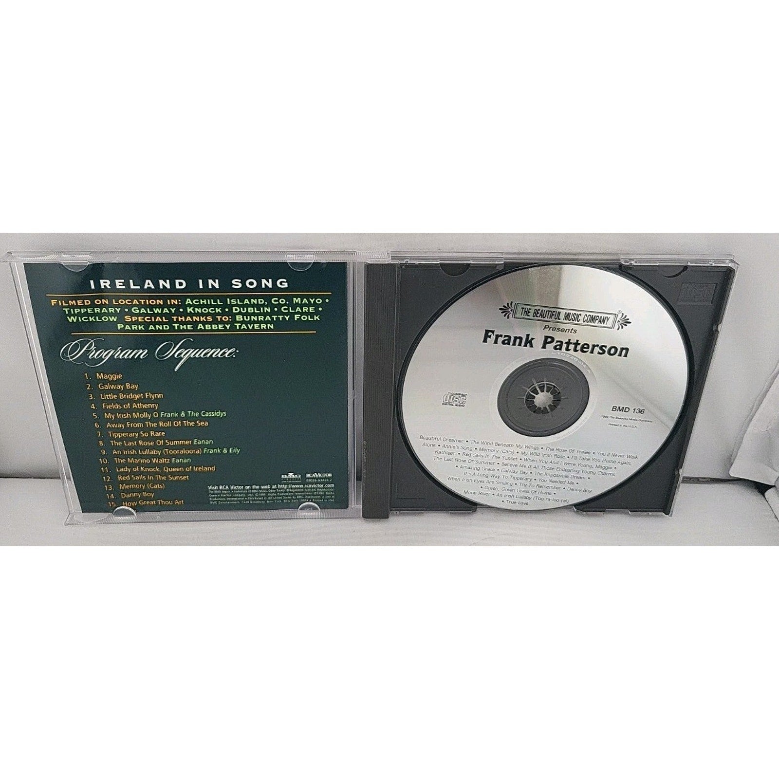 Ireland in Song by Frank Patterson (CD, 1999)