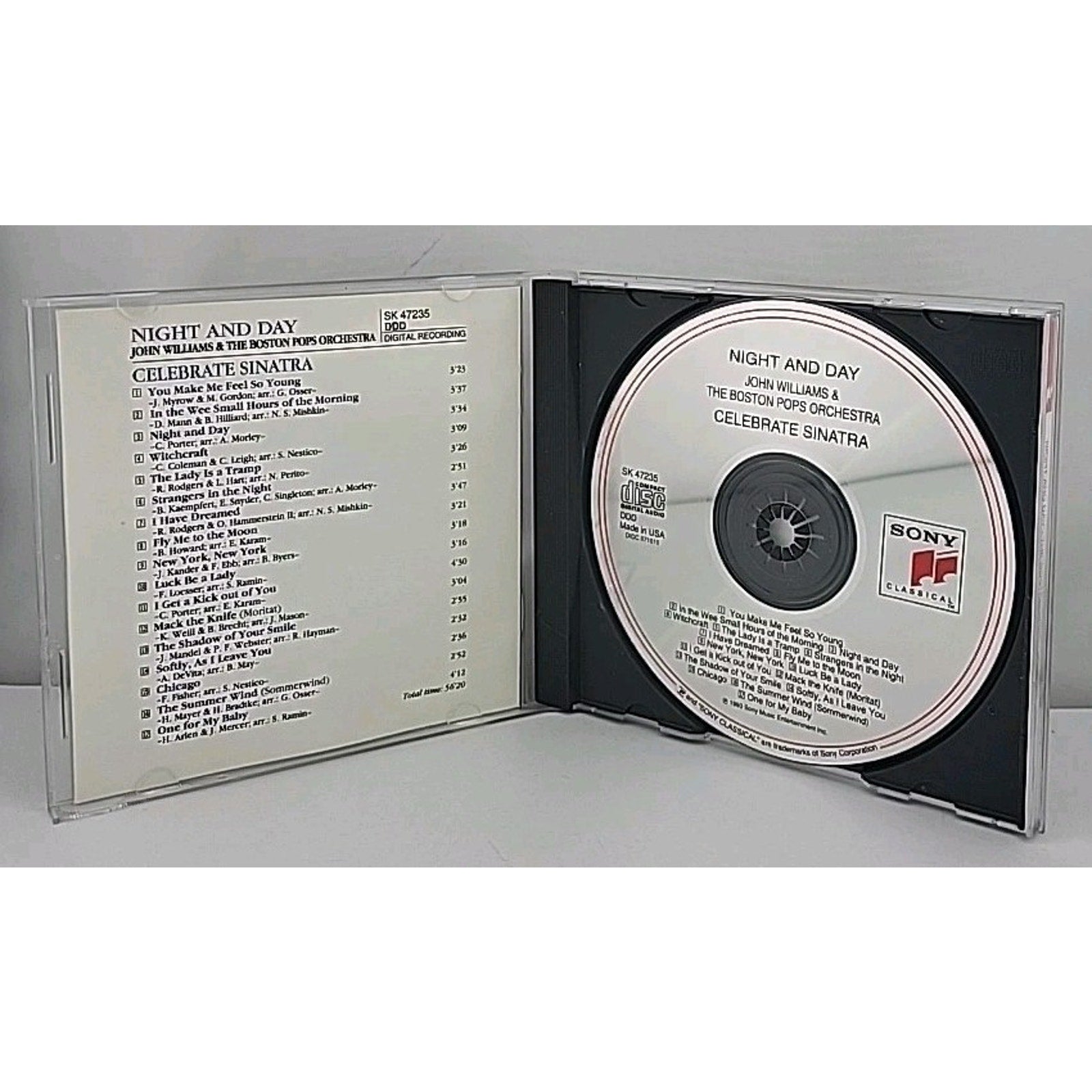Night & Day / Celebrate Sinatra by John Williams (CD, 1993)