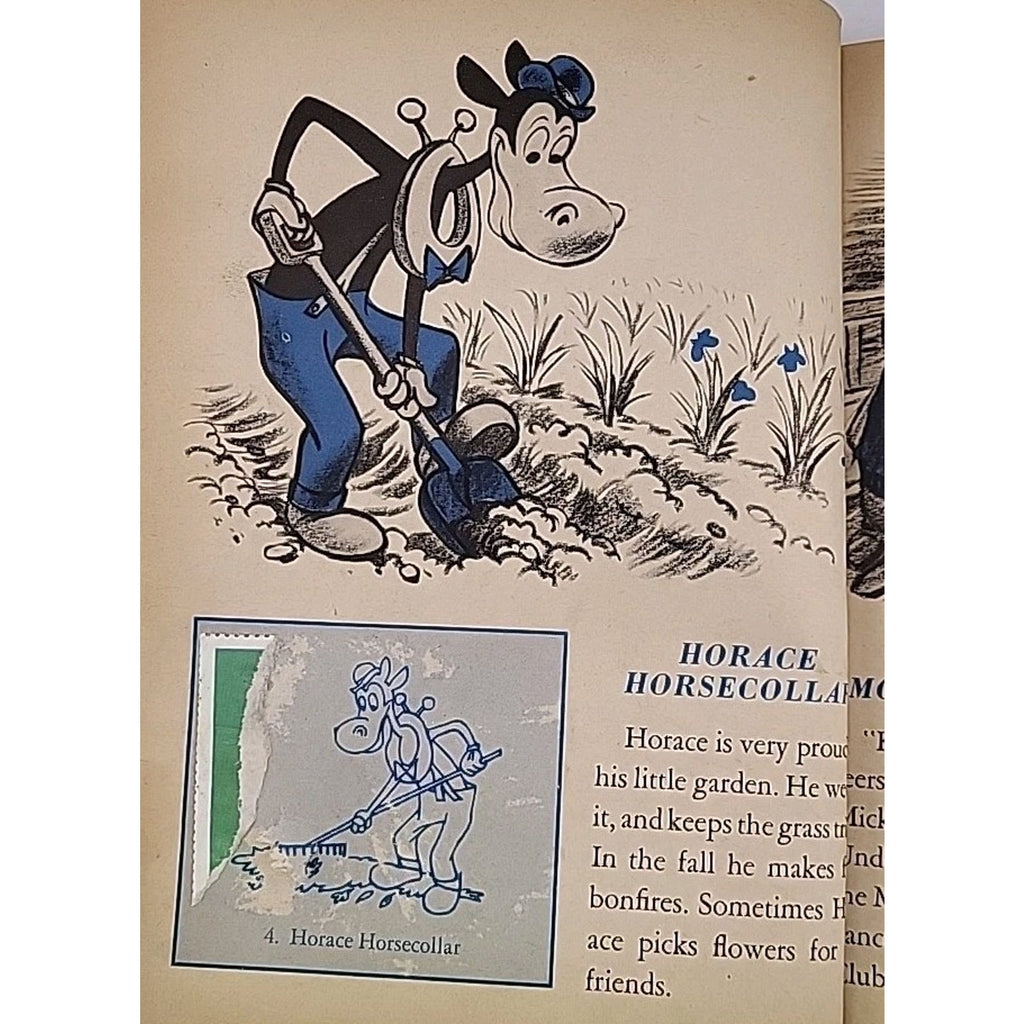 1956 Walt Disney's Mickey Mouse Club Stamp Book