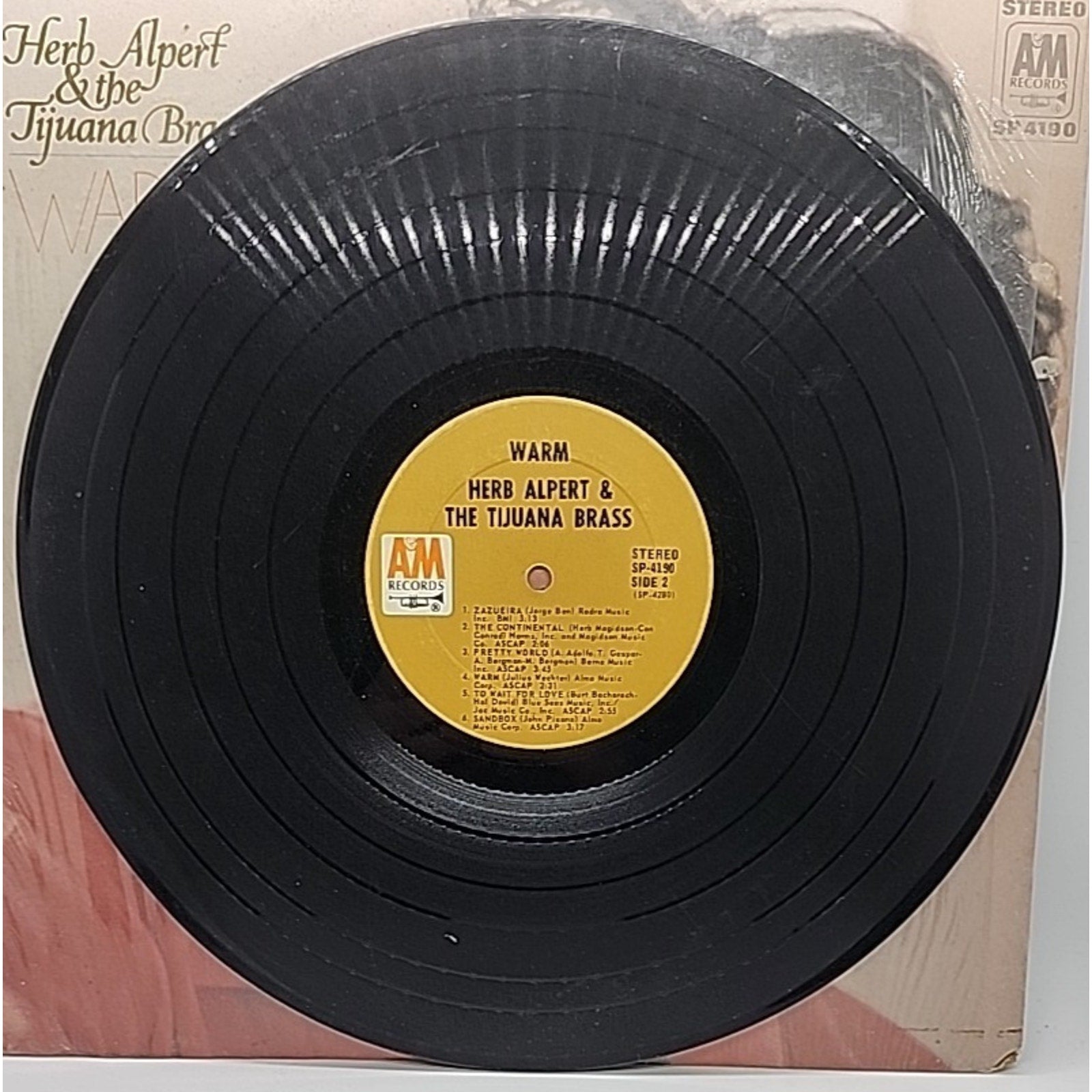 Herb Alpert Tijuana Brass Warm A&M (Record)