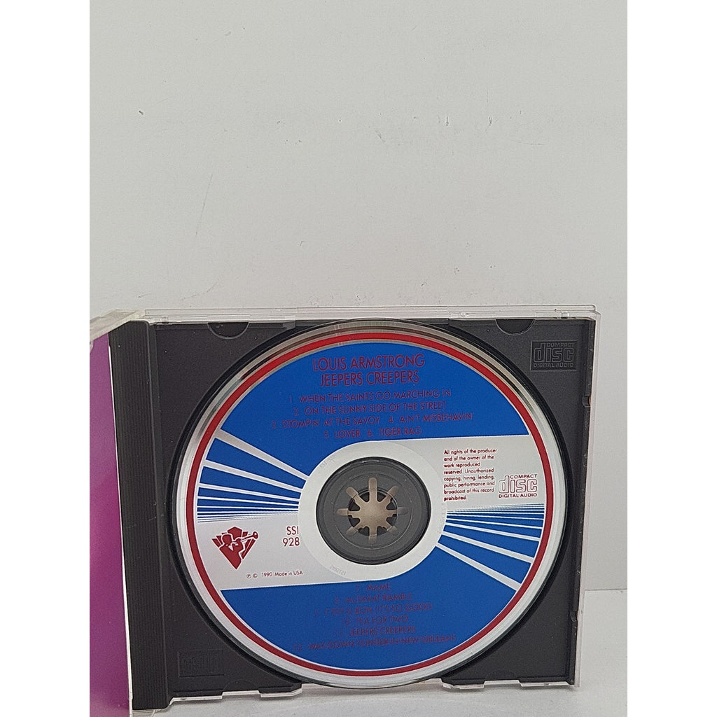 Jeepers Creepers by Louis Armstrong (CD, 1990, Creative Sounds)