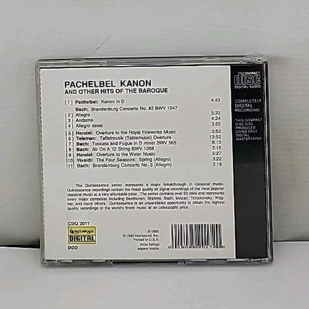 Pachelbel Kanon And Other Hits Of The Baroque CD