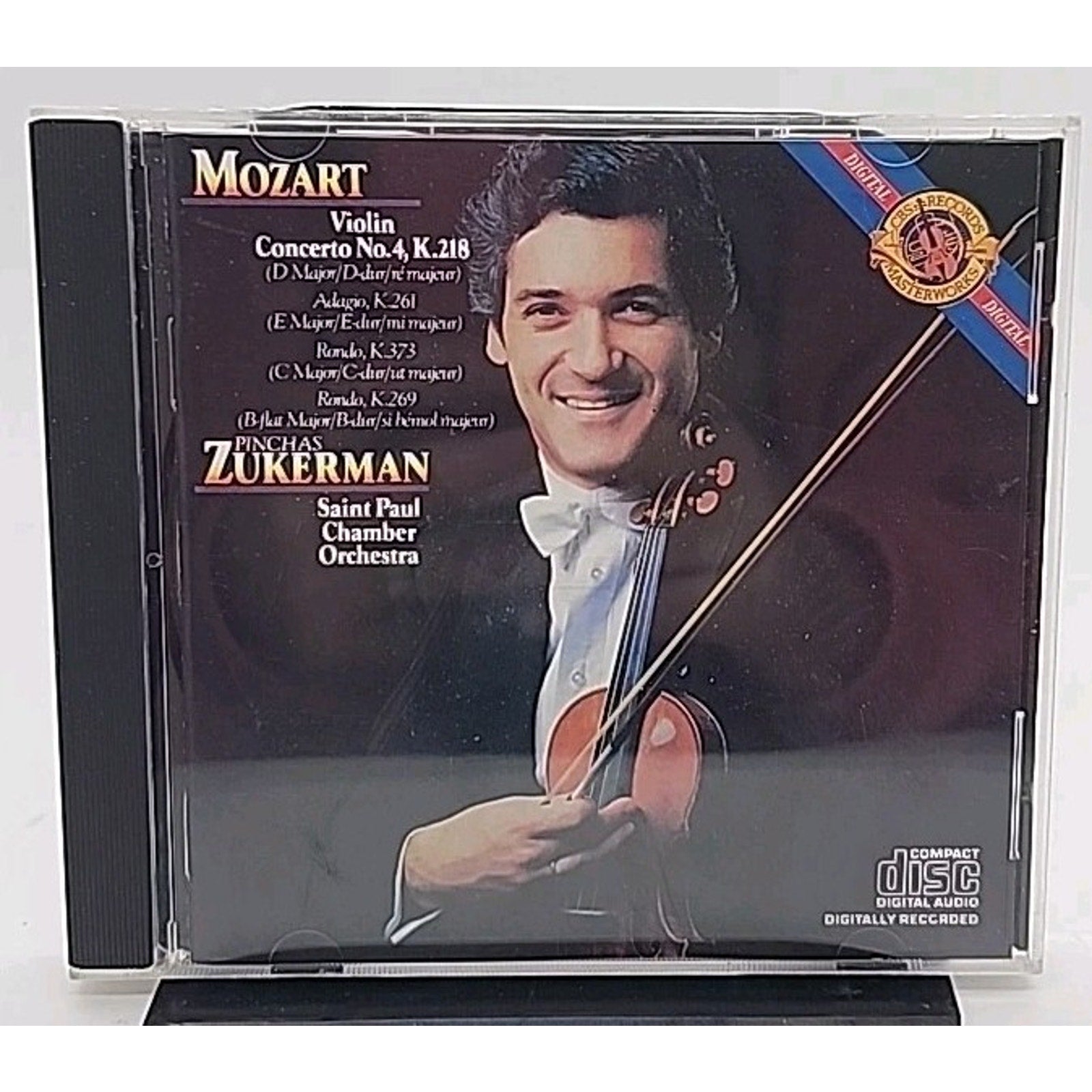 Mozart Violin Concerto No. 4 K.218 in D Major - Zukerman - CD - MK37839
