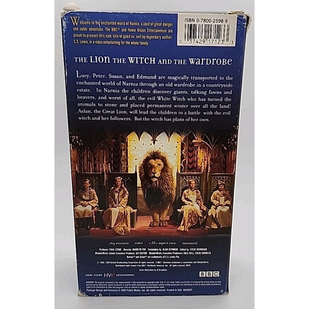 The Chronicles of Narnia - The Lion, the Witch, and the Wardrobe (VHS, 2002,...