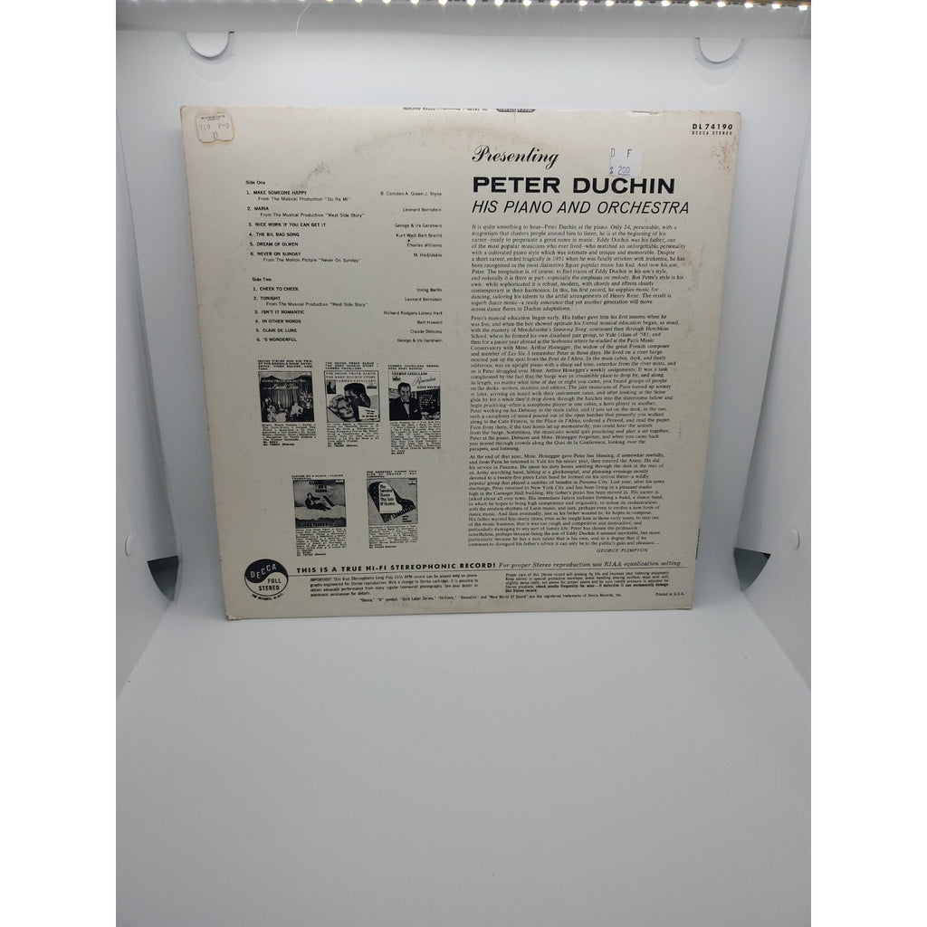 Presenting Peter Duchin His Piano and Orchestra (Record)