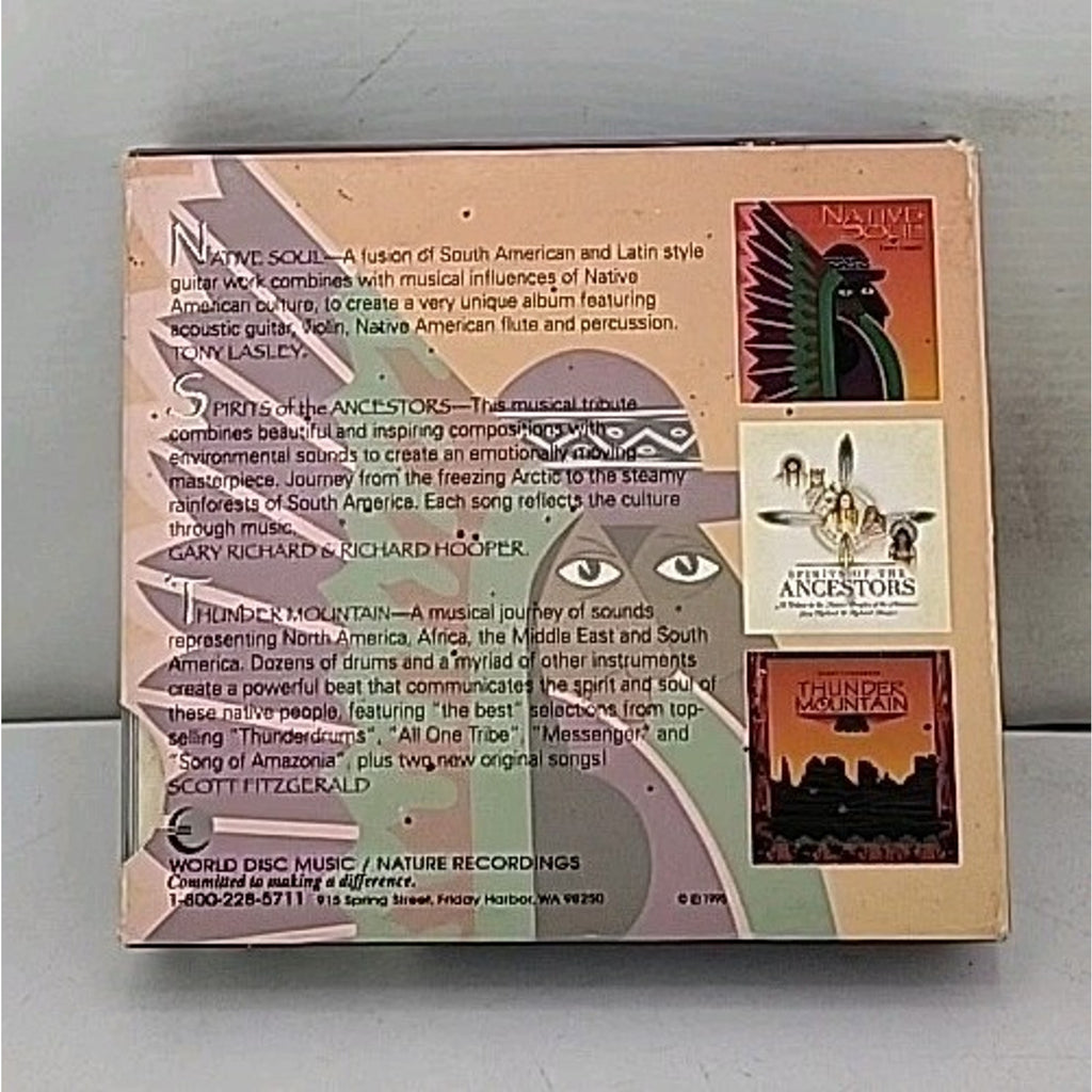 Tribute to Native Peoples of the Americas 3 CD Box Set Lasley Fitzgerald Hooper