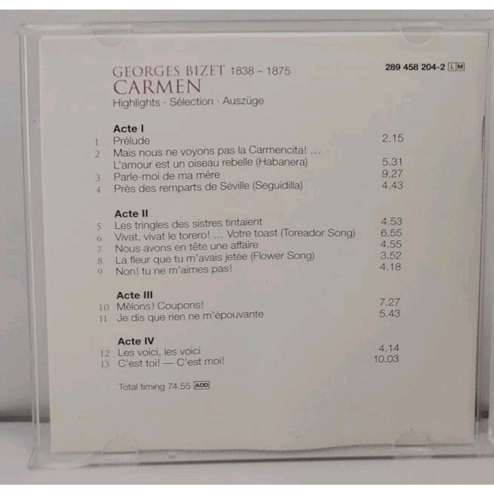 Carmen by Tatiana Troyanos (CD, 1998)