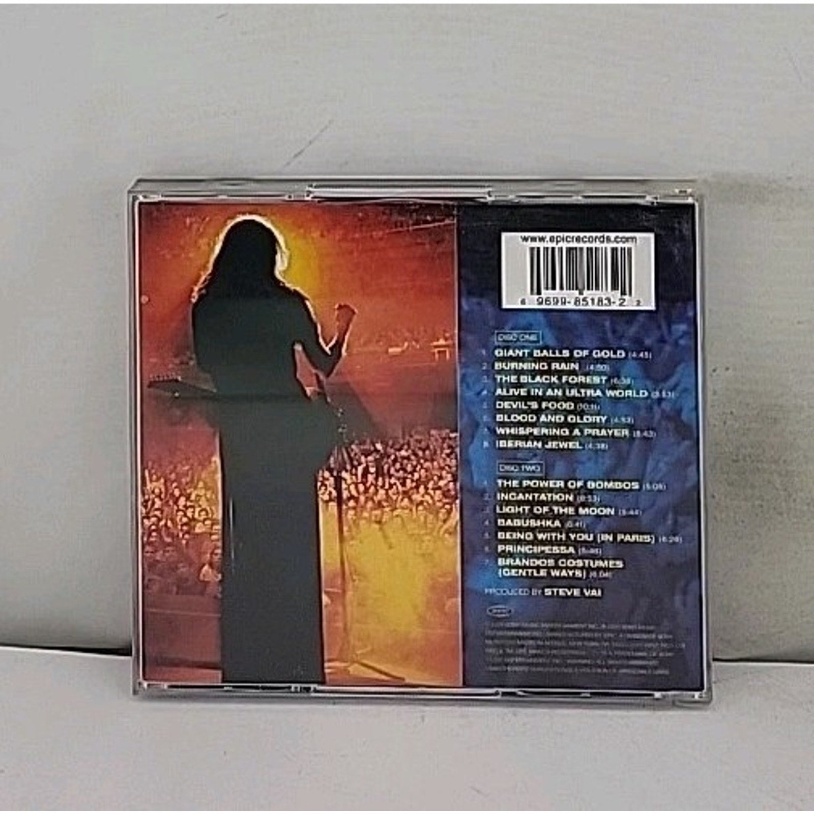 Alive in an Ultra World by Steve Vai (CD, Jun-2001, 2 Discs, Epic)