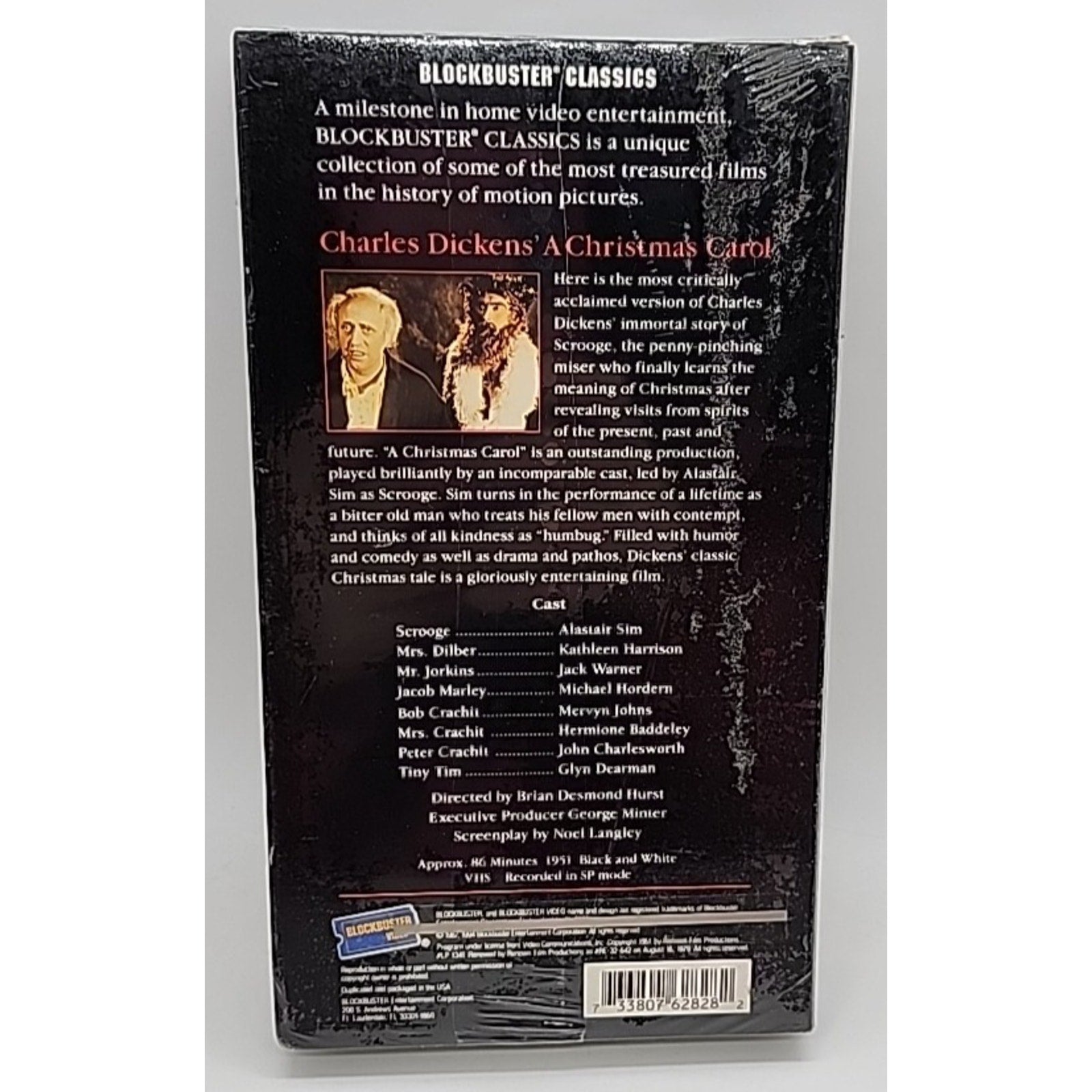 Blockbuster Classics - Charles Dickens A Christmas Carol (VHS) *Brand New*