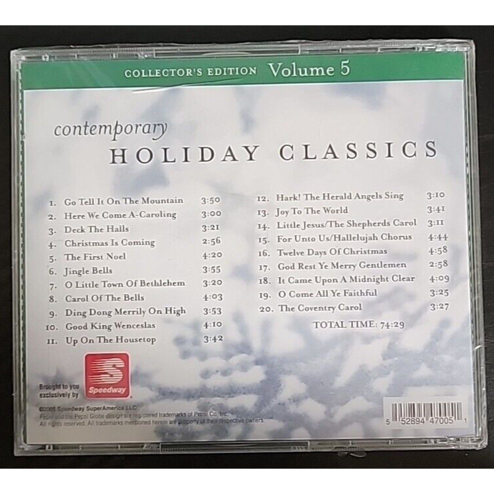 Contemporary Holiday Classics Volume 5 Pepsi Speedway Collector's Edition (CD)