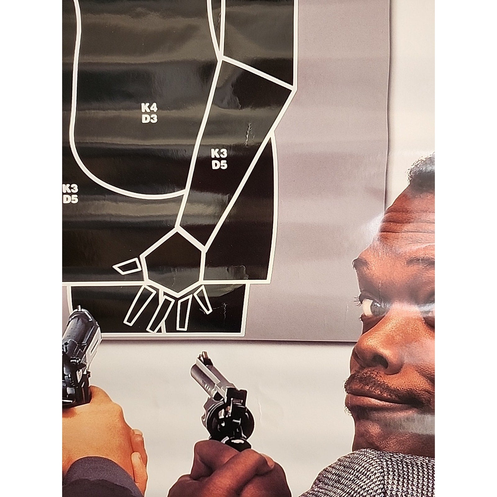 1993 National Lampoon’s Loaded Weapon Original Theatrical Movie Poster 27”x40”