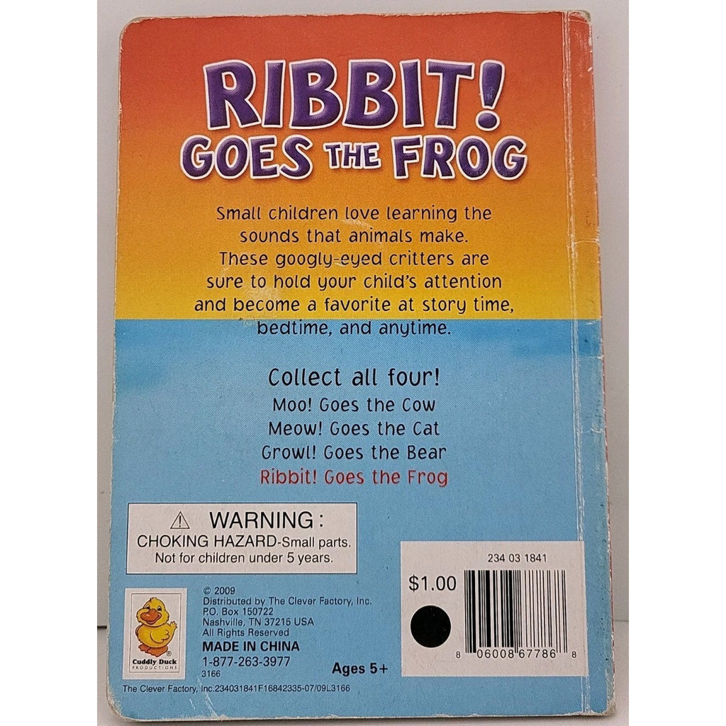 Ribbit! Goes The Frog Book