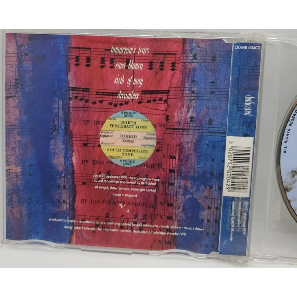 Tomorrows Tears Cranes (CD)