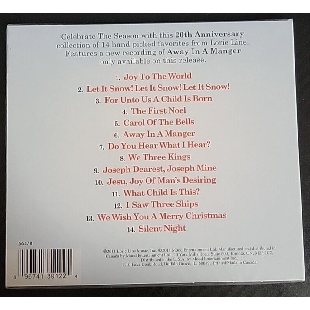 Lorie Line Joy to the World Christmas at the Piano Music Album (CD) *Brand New*