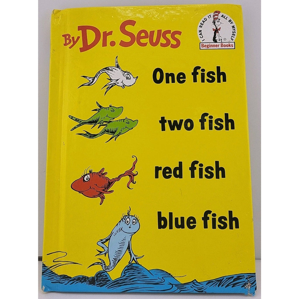 One Fish Two Fish Red Fish Blue Fish by Seuss (1960, Hardcover)