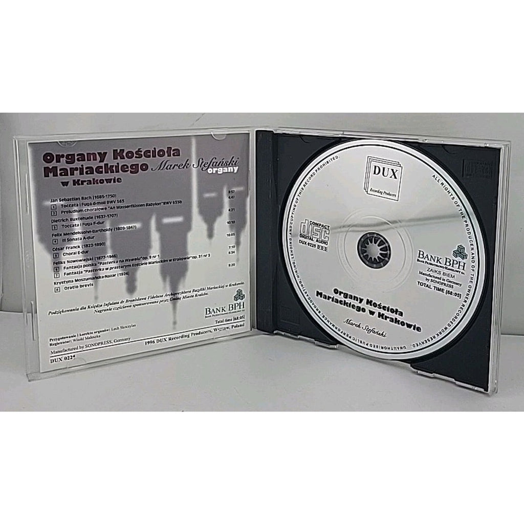 Organ of the St Mary Church in Krakow by Bach / Buxtehude / Nowowiejski (CD)