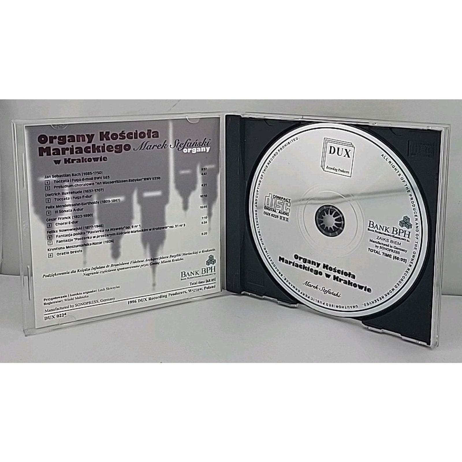Organ of the St Mary Church in Krakow by Bach / Buxtehude / Nowowiejski (CD)