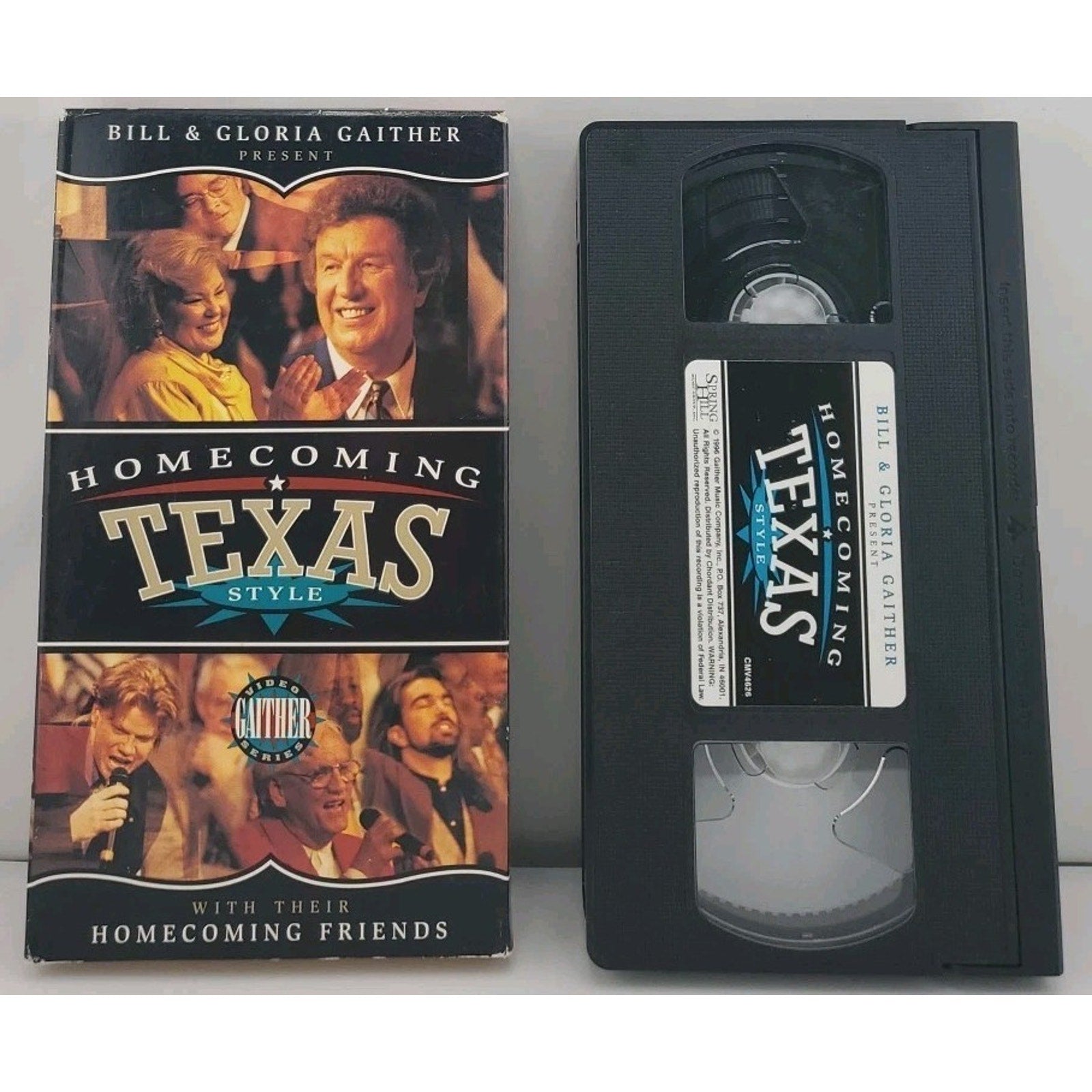 Homecoming Texas Style [Video] by Bill & Gloria Gaither (Gospel) (VHS, Sep-1996,