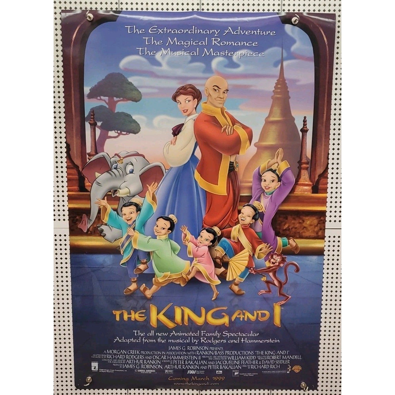 The King and I Movie Poster 27x40 D/S Miranda Richardson Martin Vidnovic