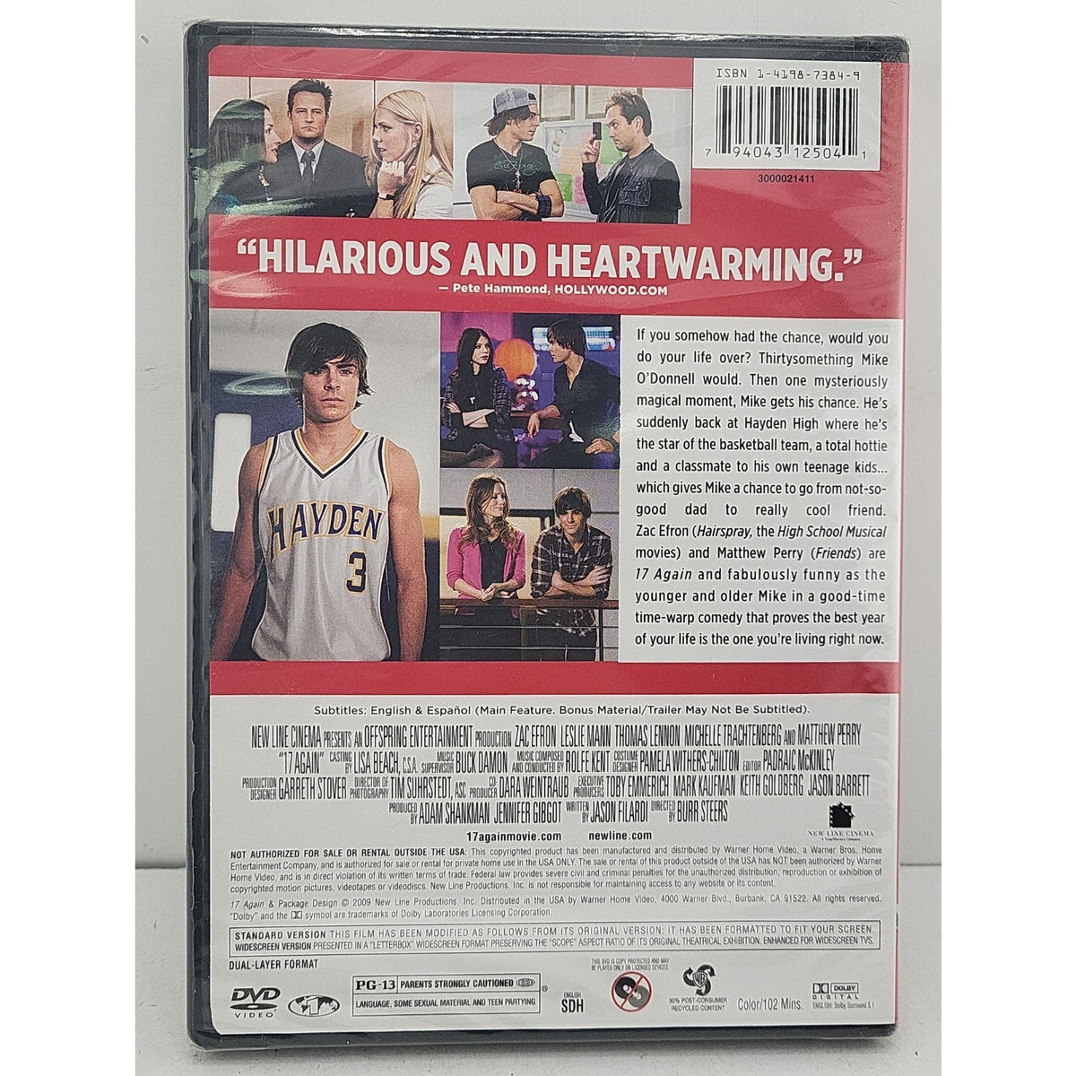 17 Again (DVD, 2009) *Brand New*