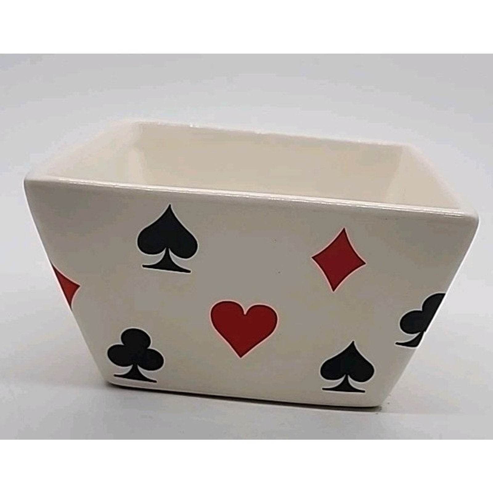 4 Piece Card Bowl Set WMG 06 Serving Bowls Las Vegas Gambler Style