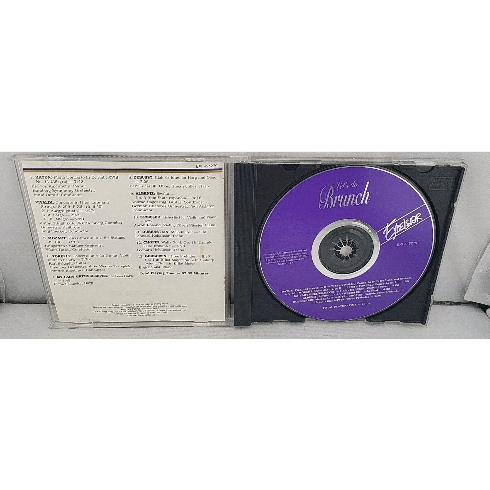 Let's Do Brunch BY Various Artists (CD, Excelsior Recordings)