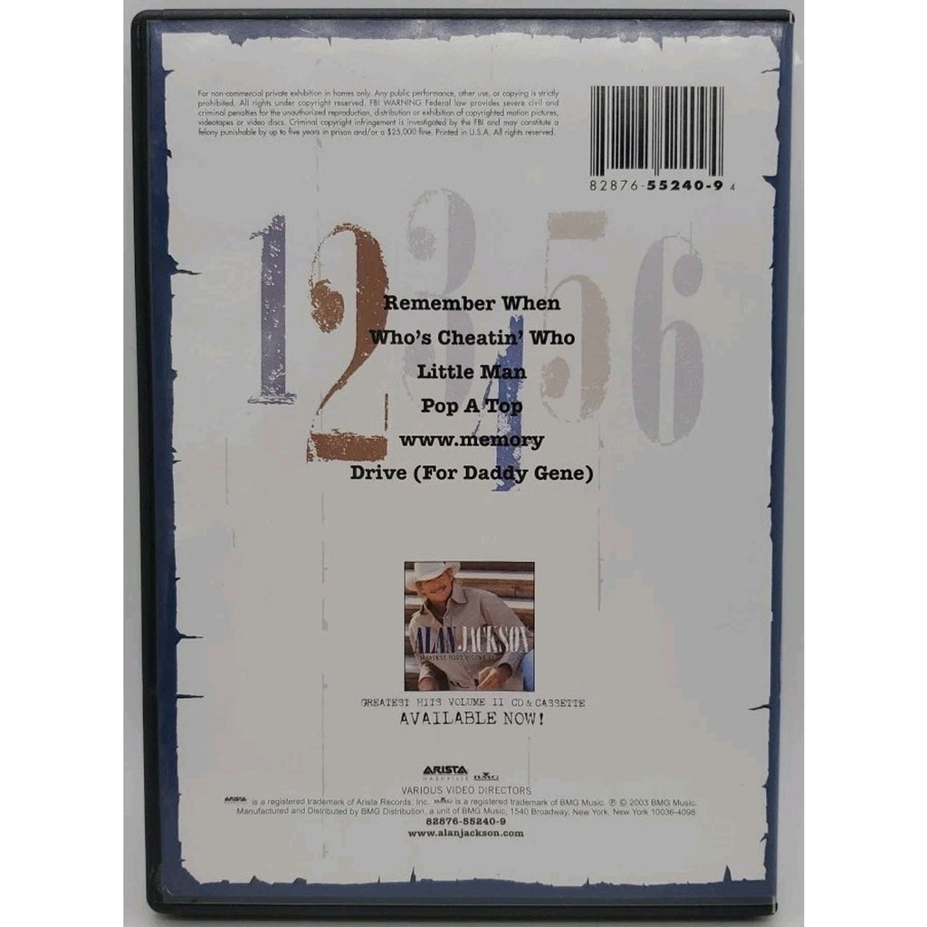 Alan Jackson: Greatest Hits: Volume II: Disc 2 (DVD)