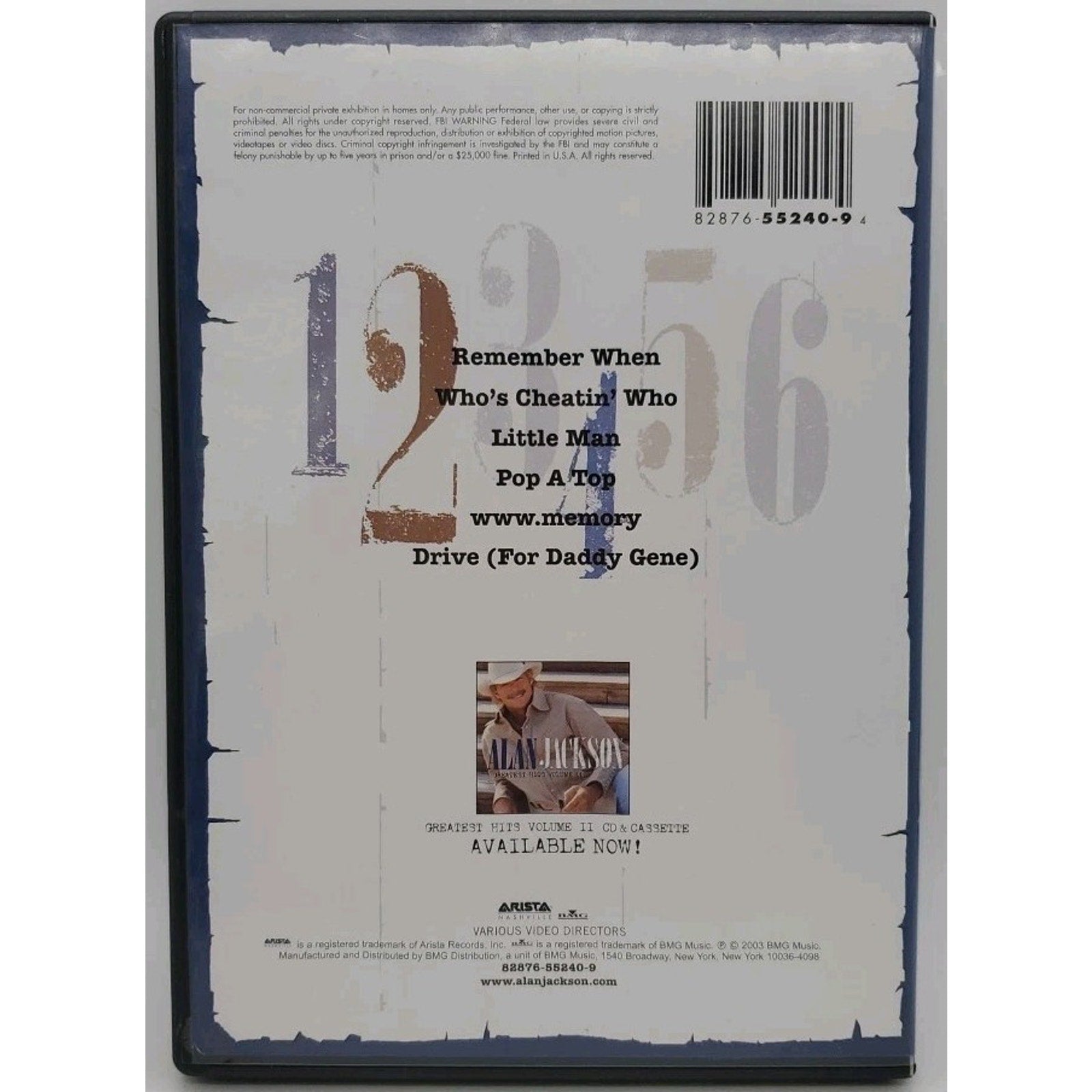 Alan Jackson: Greatest Hits: Volume II: Disc 2 (DVD)