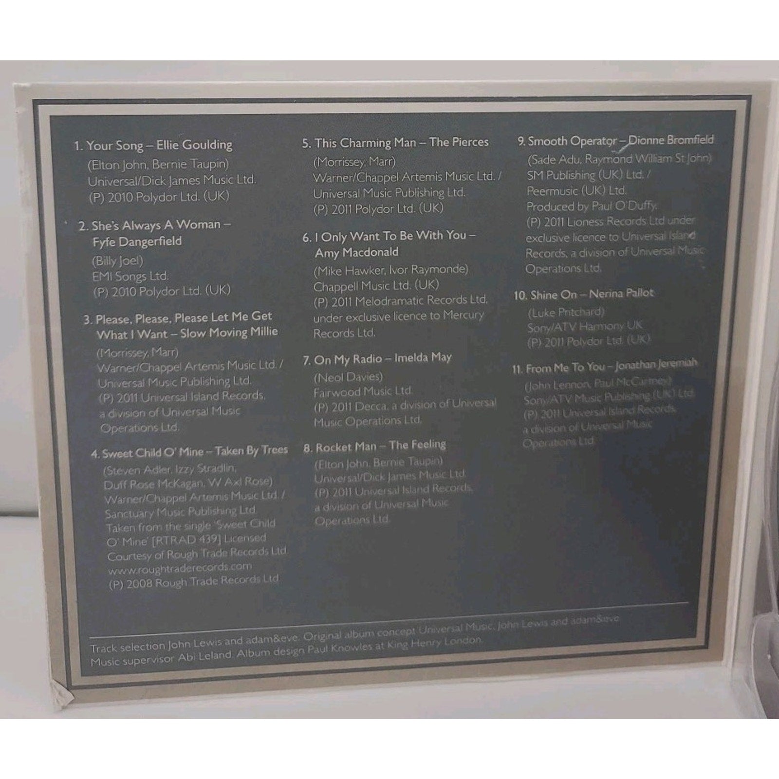Reworked Songs From John Lewis TV Ads CD