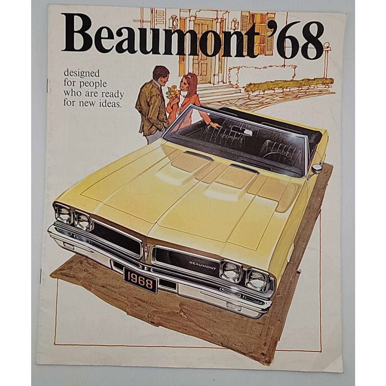 1968 Beaumont: Original NOS!! Canadian Pontiac Sales Brochure