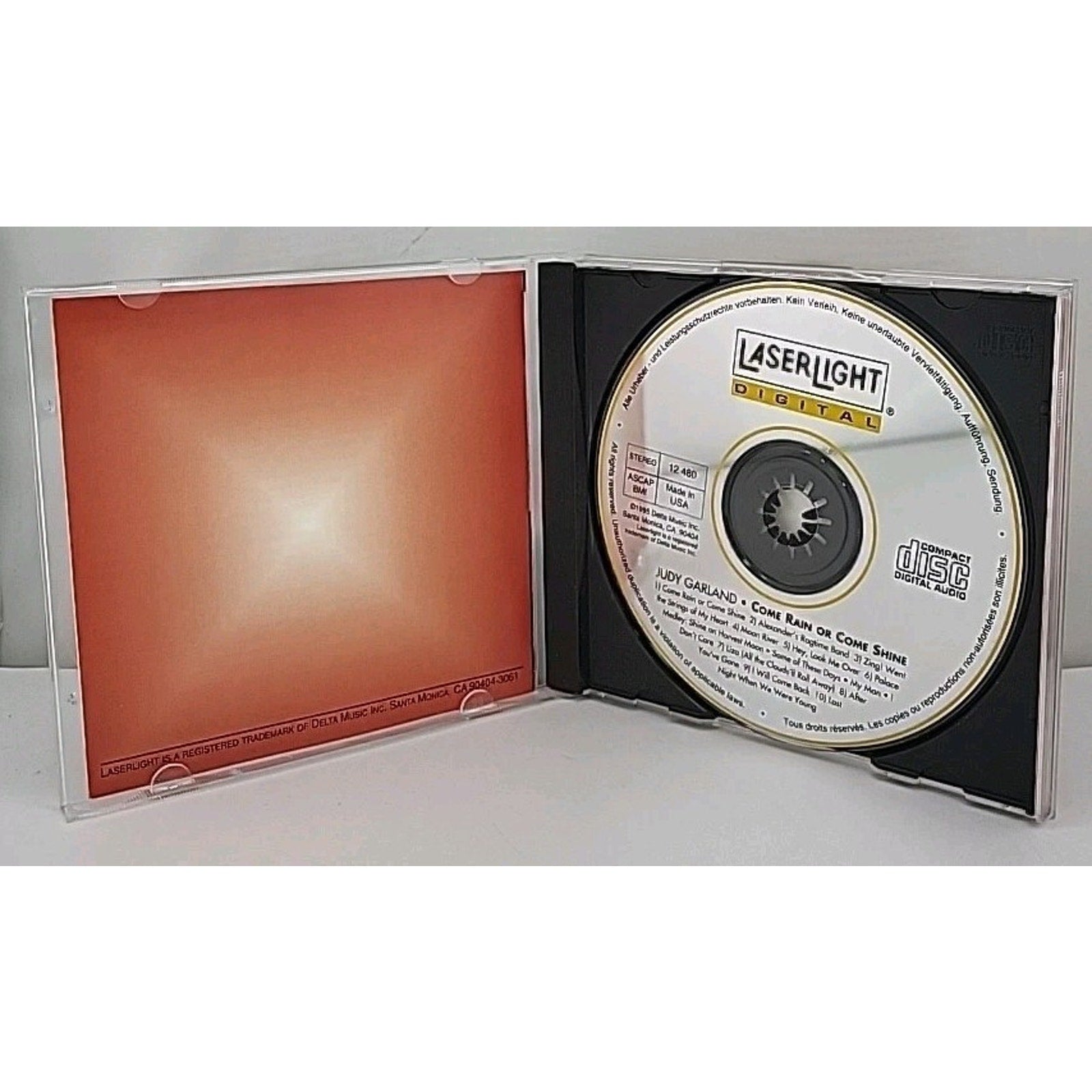 Come Rain or Come Shine by Judy Garland (CD, Feb-1995, Laserlight)