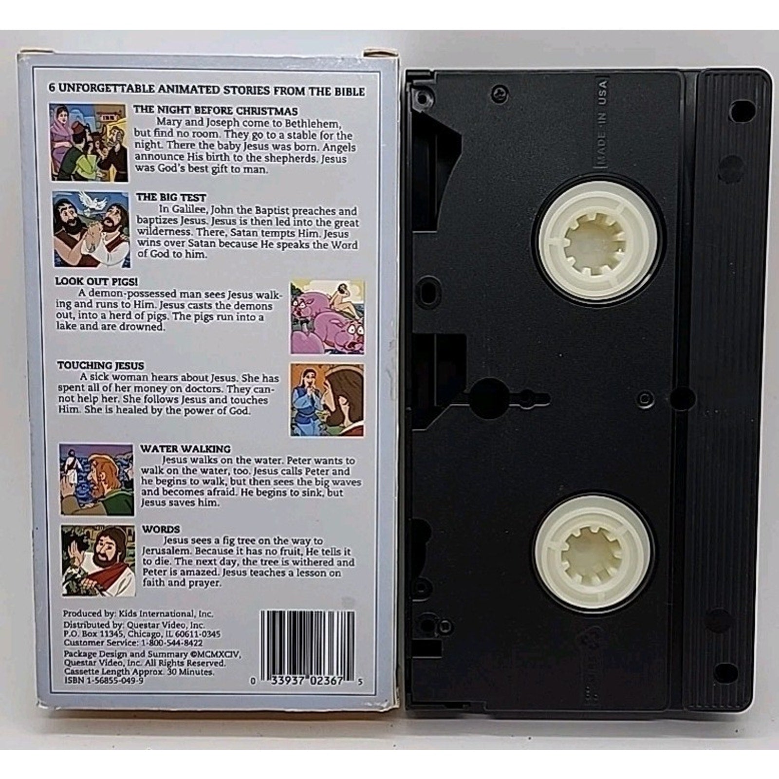 Great Bible Adventures - Walking With Jesus (VHS, 2000)