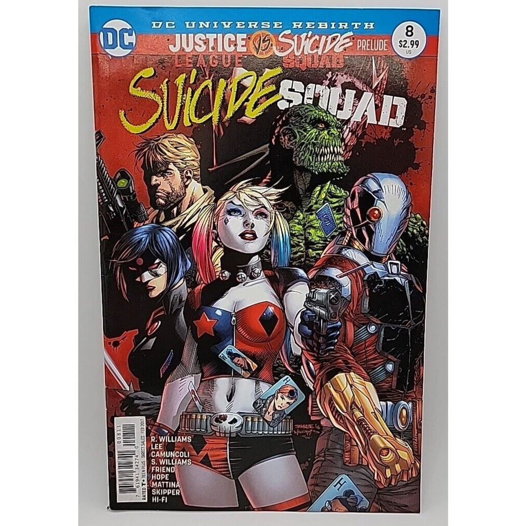 DC Comics! Suicide Squad! Issue #8! Rebirth! Amazing Cover