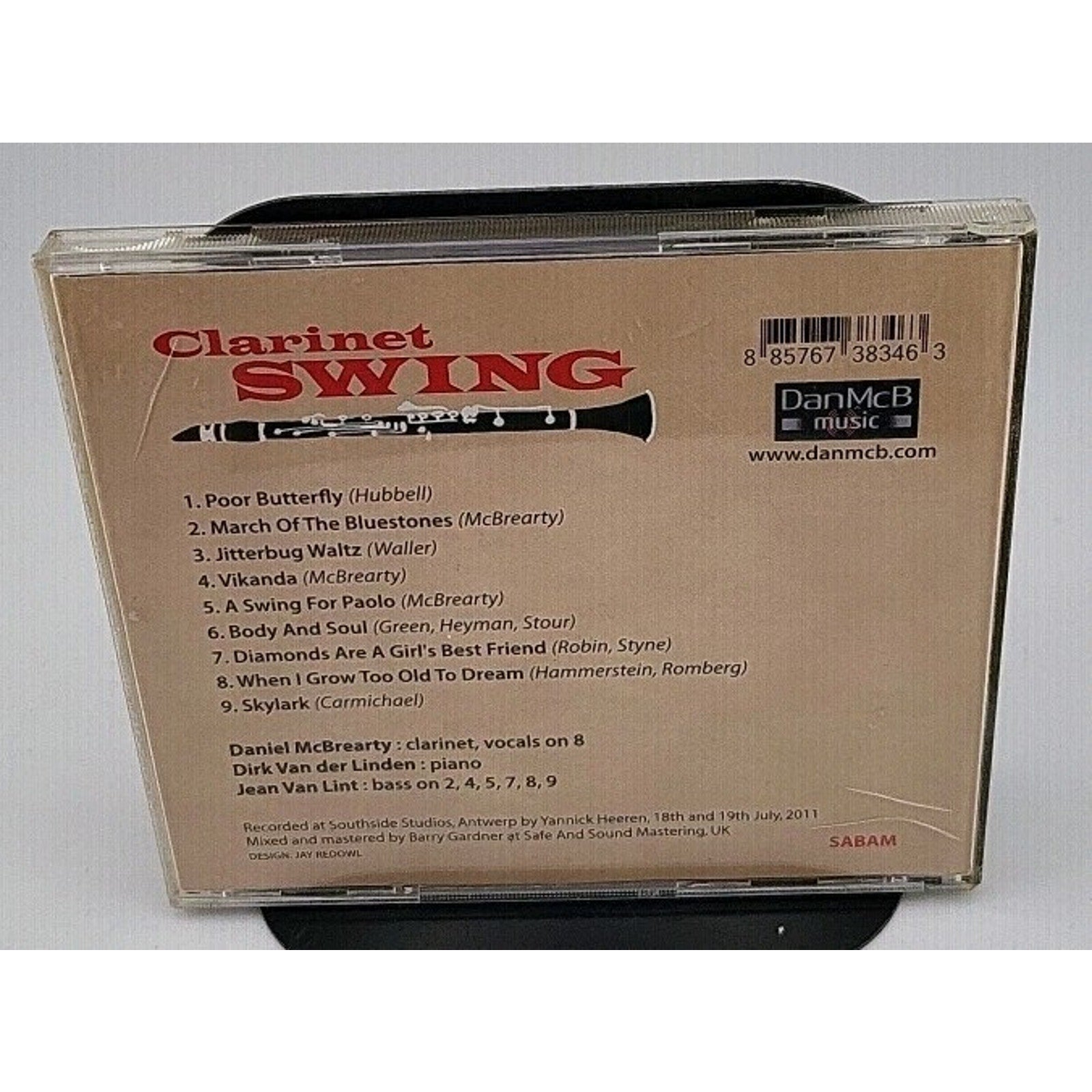 Clarinet Swing by Daniel Mcbrearty CD